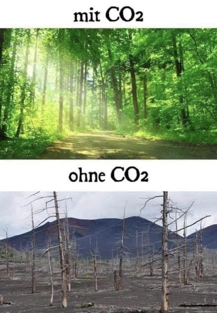 Mit und ohne CO2